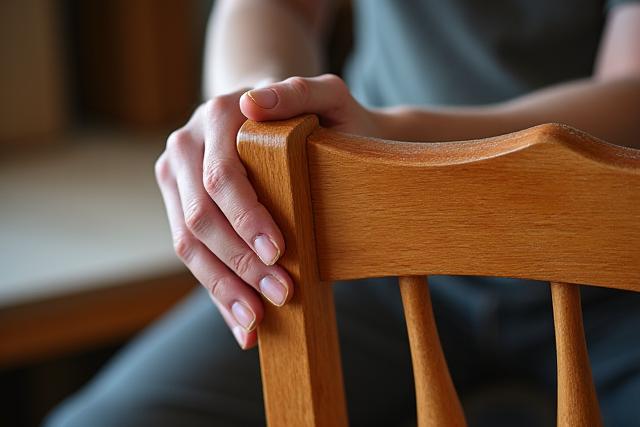 수공예로 제작된 고급 원목 가구